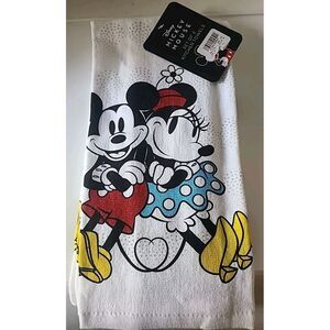 Disney NEW Mickey and Minnie Mouse 2 PACK KITCHEN TOWELS Color ‎ 100% Cotton